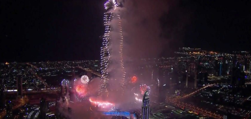 2013 Highlight Video of the Downtown Dubai New Year's Eve Fireworks