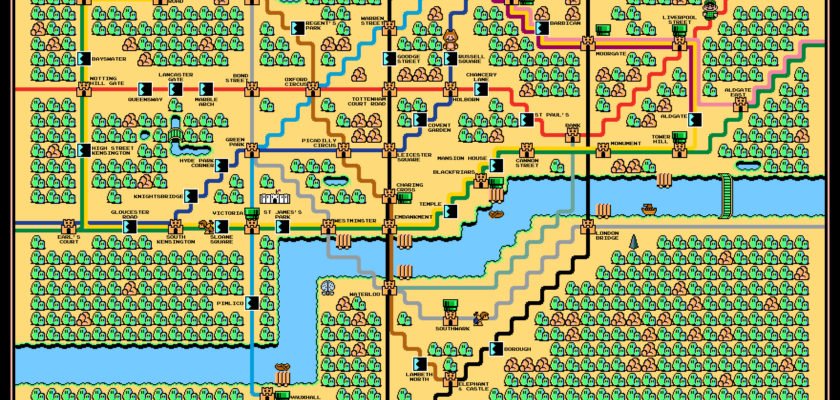 The London Underground Map, Super Mario Style