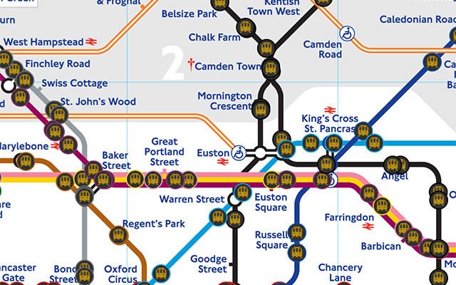 Watch Tube Trains Mapped In Real Time