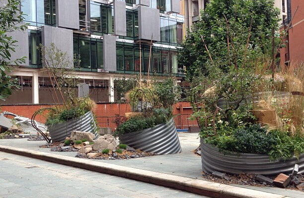 Mario's garden at OXO Tower