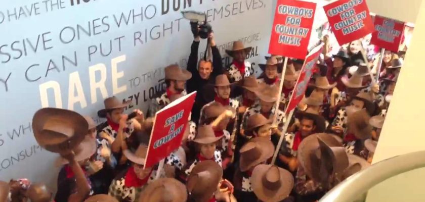 "Cowboys" Flashmob