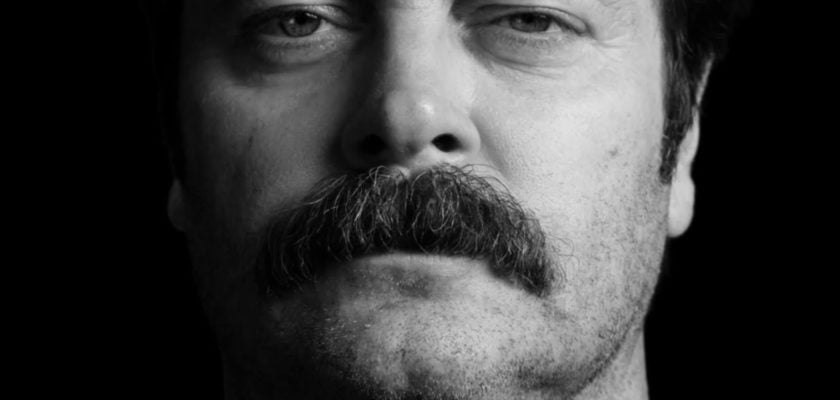 Nick Offerman's Great Moments in Moustache History