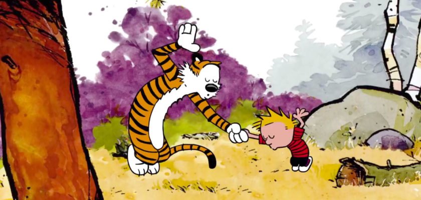Calvin and Hobbes dance