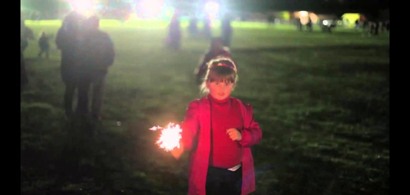 The fireworks at Crystal Palace Park on 5th November 2013.