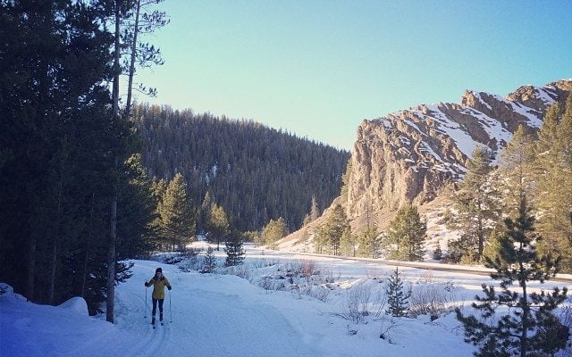 Sun Valley! Cross-country skiing on the Galena trails. by dburka