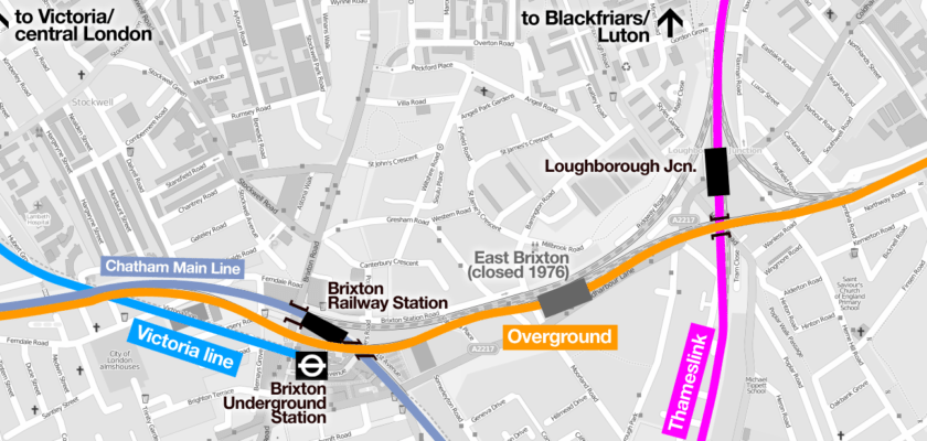 Brixton rail lines