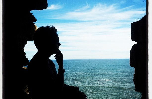 Sea, Castle, Scotland by Melissa Dickerson