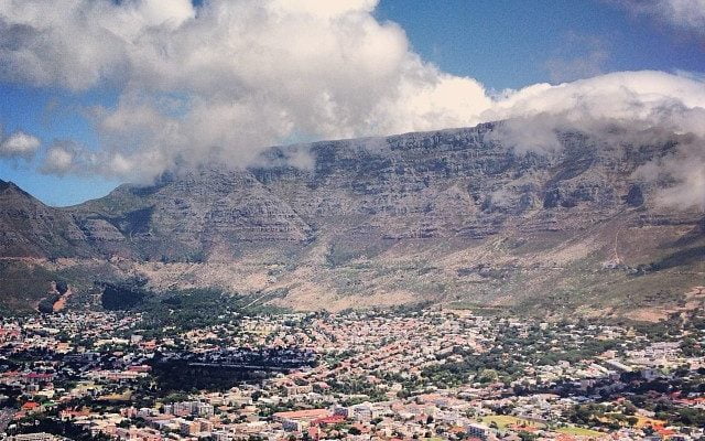 Table Mountain as seen from Signal Hill by miriamwarren
