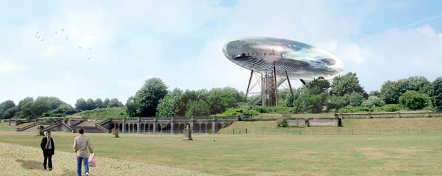 Design for a sculpture park in Crystal Palace Park from 2003.