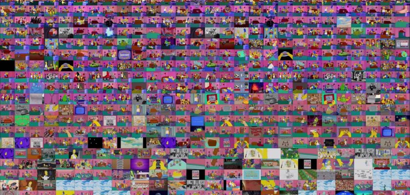 25 years of The Simpsons couch gags