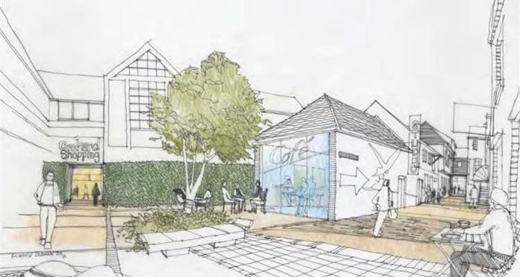 Vision to activate Bulls Head Yard and provide access to Orchards Shopping Centre