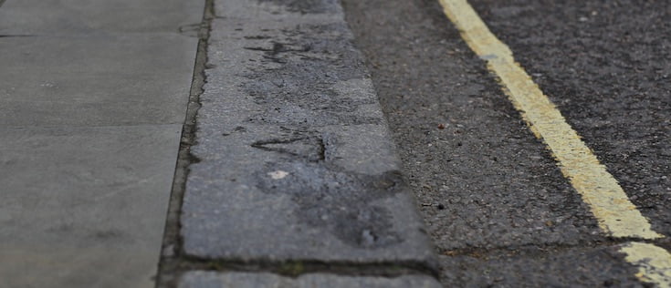 What are these mysterious pavement markings? Photo by Hannah Foulds.