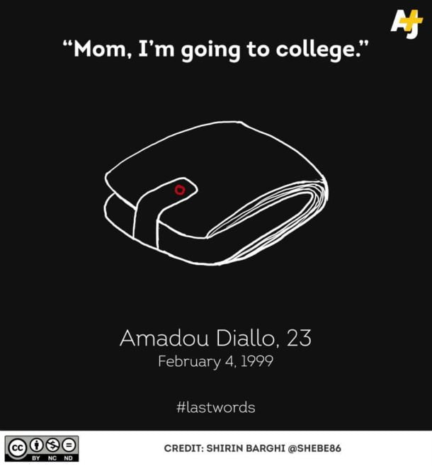 #AmadouDiallo's last conversation with his mother. #LastWords