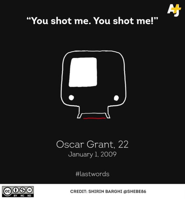 #OscarGrant, 22, was lying face down and was handcuffed when shot. #LastWords