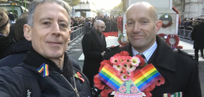 LGBT+ wreath laid at Cenotaph