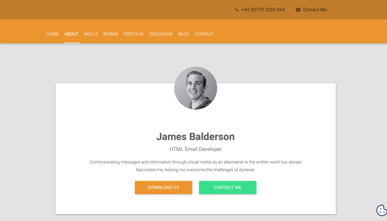 James Balderson HTML Email Developer Crystal Palace, London
