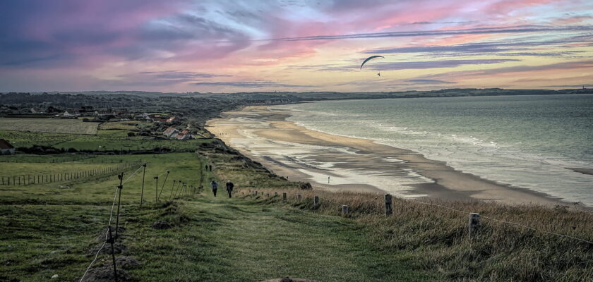A walk down to the coastline of Wissant by Frank van Dongen