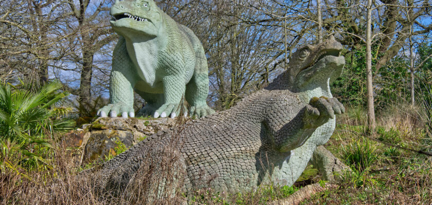 Iguanodons by Geoff Henson | Some rights reserved by Croydon Clicker